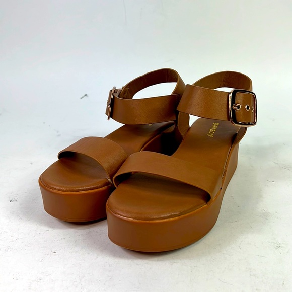 bamboo platform sandals